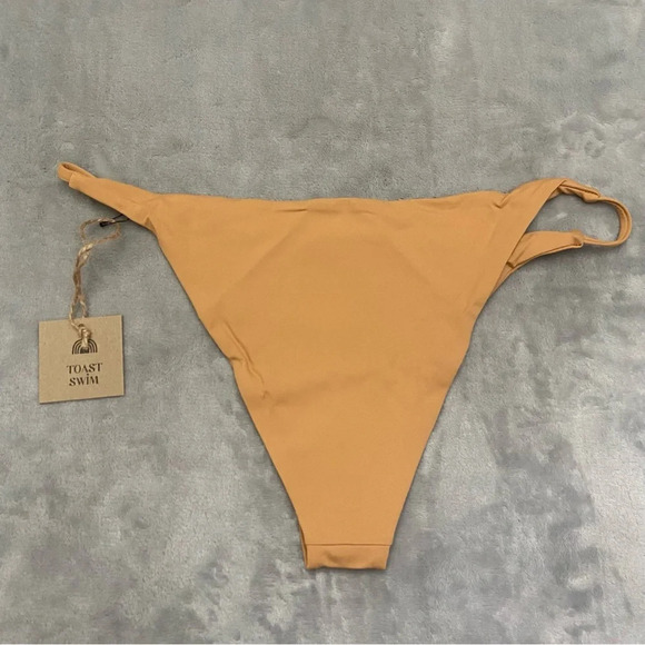 New! Toast Swim x Free People Signature String Bikini Bottom 21104 - Picture 4 of 10